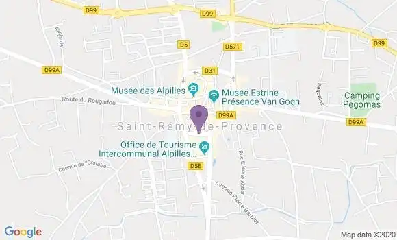 Localisation Société Générale Agence de Saint Remy de Provence