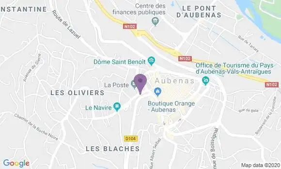Localisation Banque Postale Agence d
