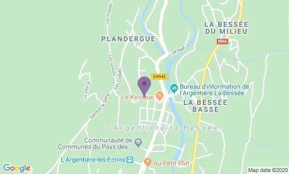 Localisation Banque Postale Agence de L