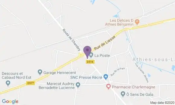 Localisation Banque Postale Agence d