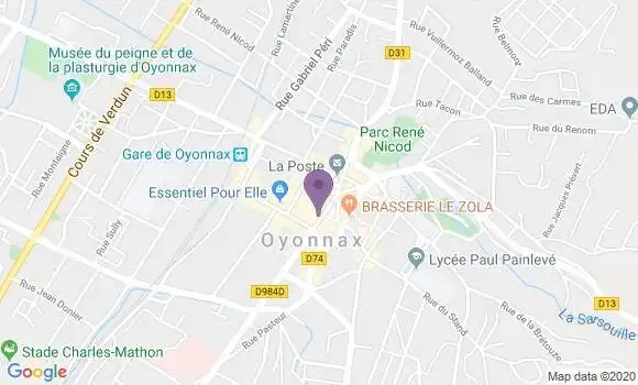 Localisation Crédit Agricole Agence d