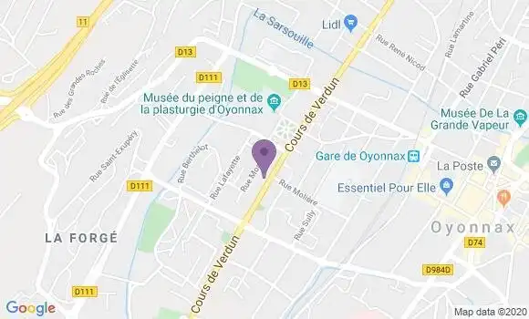 Localisation Crédit Agricole Agence d
