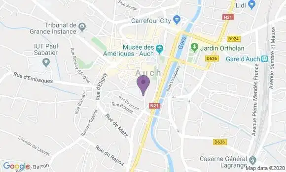 Localisation LCL Agence d