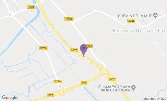 Localisation Crédit Agricole Agence de Saint Etienne du Bois