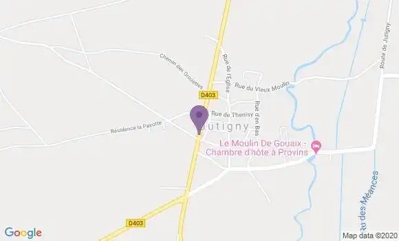 Localisation Crédit Agricole Agence de Sainte Colombe