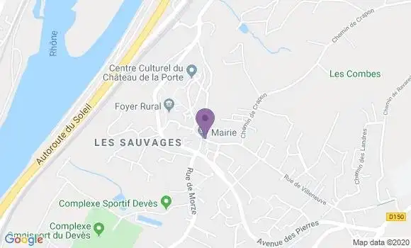 Localisation Crédit Agricole Agence de Ternay