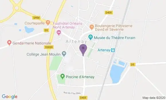 Localisation Crédit Agricole Agence d