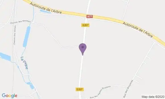 Localisation Crédit Agricole Agence de Coulanges Lès Nevers