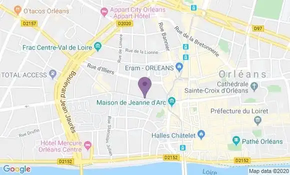 Localisation Crédit Agricole Agence d