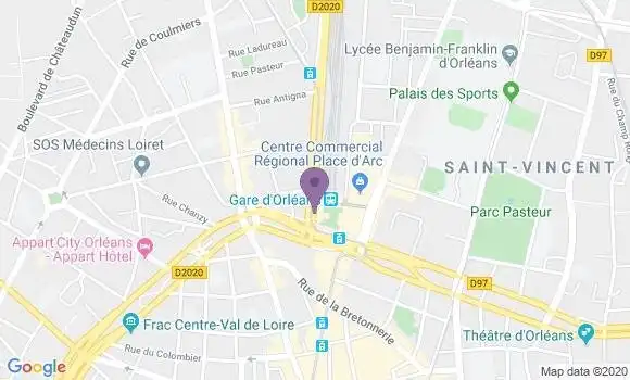 Localisation Crédit Agricole Agence d