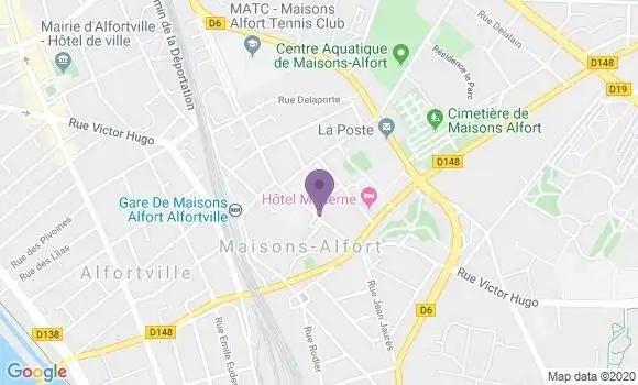 Localisation LCL Agence de Maisons Alfort Mairie