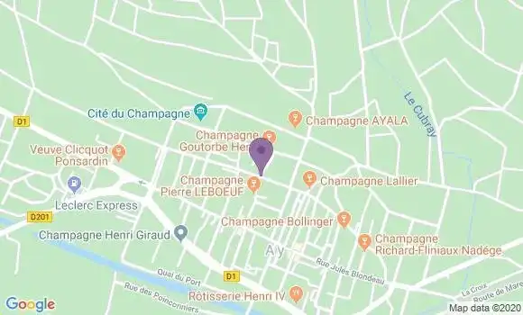 Localisation Crédit Agricole Agence de Saint Ay