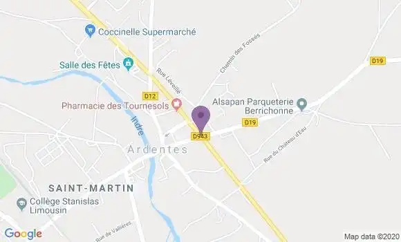 Localisation Crédit Agricole Agence d
