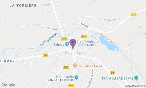 Localisation Crédit Agricole Agence d