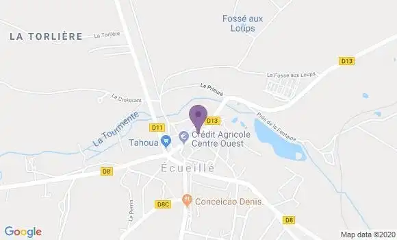 Localisation Crédit Agricole Agence de Luçay le Mâle