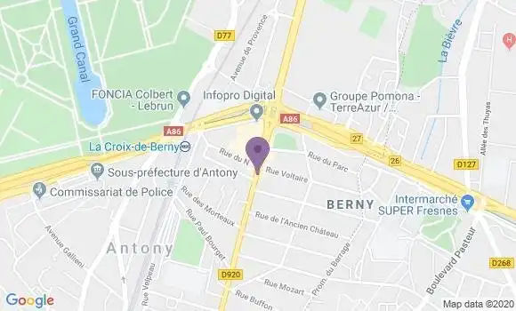 Localisation LCL Agence d