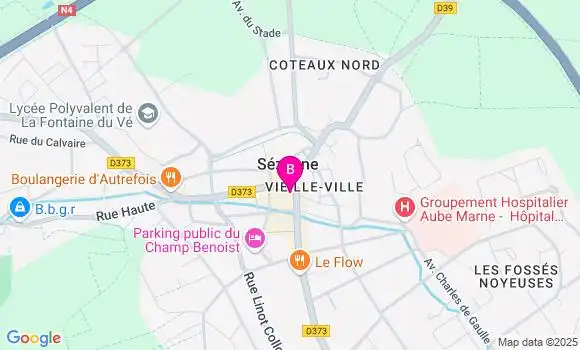 Localisation LCL Agence de Sézanne