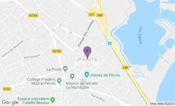 Localisation Banque Dupuy de Parseval Agence de Pérols