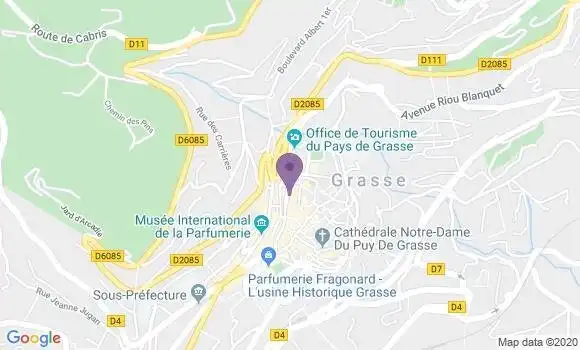 Localisation HSBC Agence de Grasses Ville