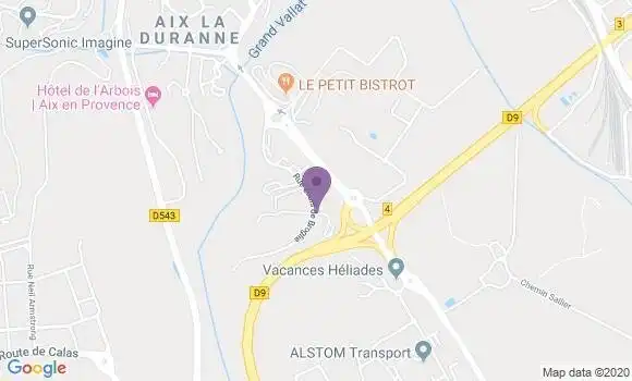 Localisation HSBC Agence d