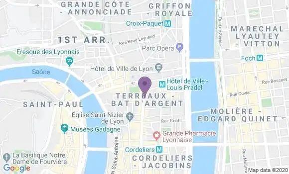 Localisation LCL Agence de Lyon Habitat