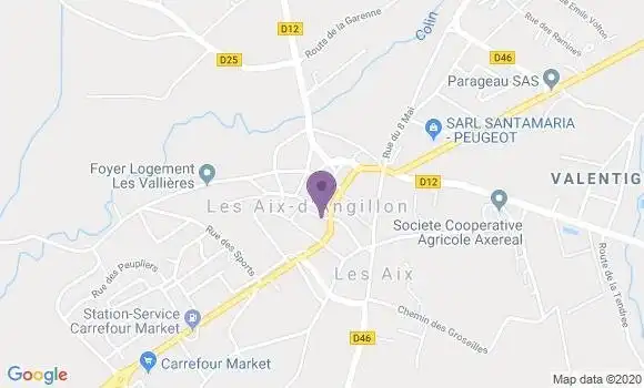 Localisation HSBC Agence de Les Aix d