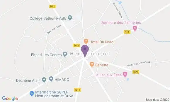 Localisation HSBC Agence d