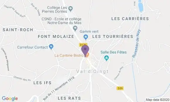 Localisation LCL Agence de Le Bois d