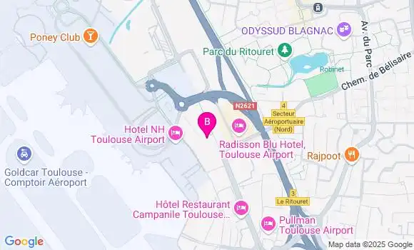 Localisation HSBC Agence de Blagnac