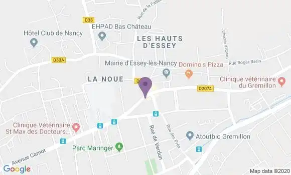 Localisation Crédit Agricole Agence d