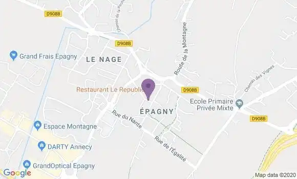 Localisation Crédit Agricole Agence d
