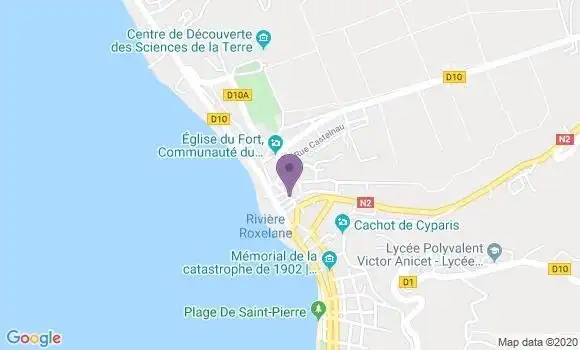 Localisation Crédit Agricole Agence de Saint Pierre