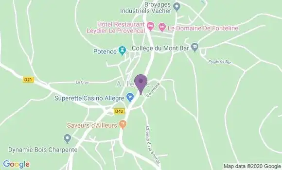 Localisation Crédit Agricole Agence d