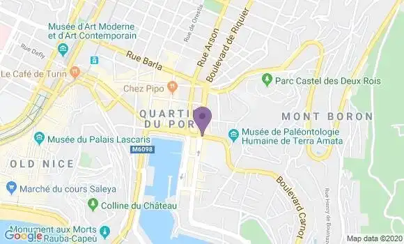 Localisation LCL Agence de Nice Port Lympia