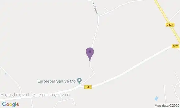 Localisation Crédit Agricole Agence de Lieurey