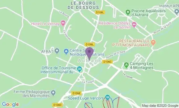 Localisation Crédit Agricole Agence d