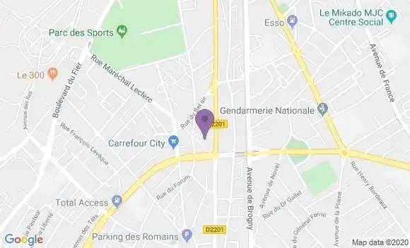 Localisation Crédit Agricole Agence d