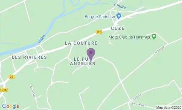 Localisation Crédit Agricole Agence de Landos