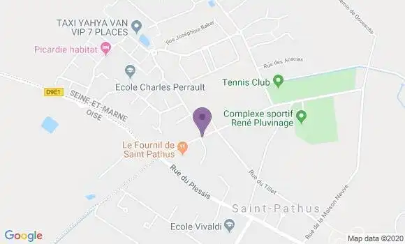 Localisation Crédit Agricole Agence de Saint Pathus