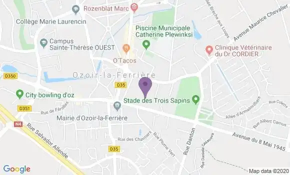 Localisation Crédit Agricole Agence d