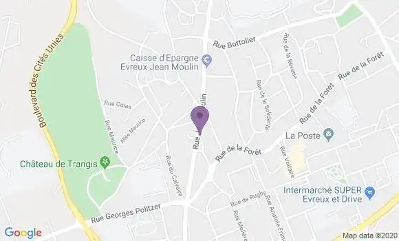 Localisation Crédit Agricole Agence d