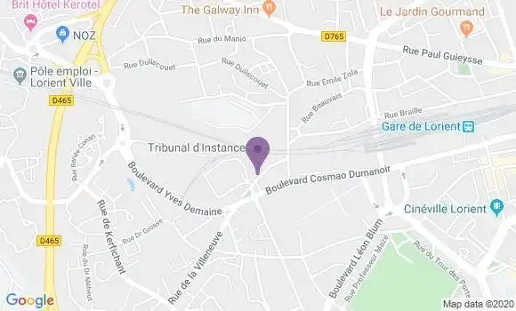 Localisation Crédit Agricole Agence de Lorient Conseil Spécialisé