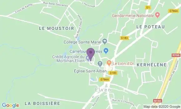 Localisation Crédit Agricole Agence d