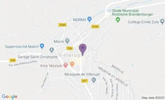 Localisation Crédit Agricole Agence de Villerupt