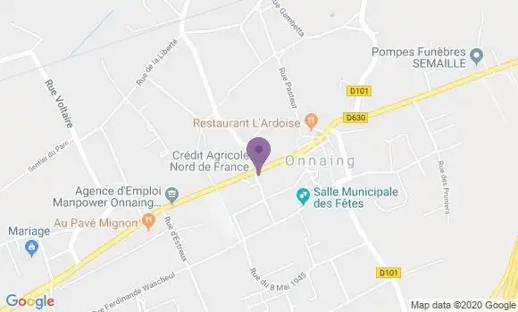 Localisation Crédit Agricole Agence d