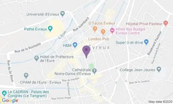 Localisation Crédit Agricole Agence d