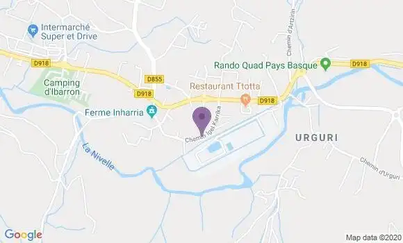 Localisation Crédit Agricole Agence de Saint Pee sur Nivelle