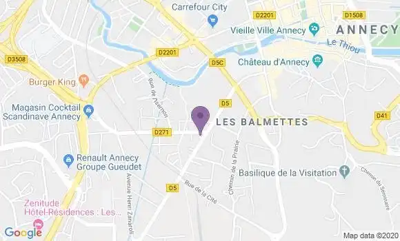 Localisation Crédit Agricole Agence d