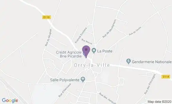 Localisation Crédit Agricole Agence d