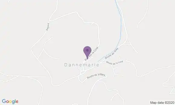 Localisation Crédit Agricole Agence de Dannemarie